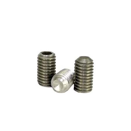 Newport Fasteners Socket Set Screw, Cup Point, 5/16-18 x 3/8", NI CU, Hex Socket , 50PK 439594-50